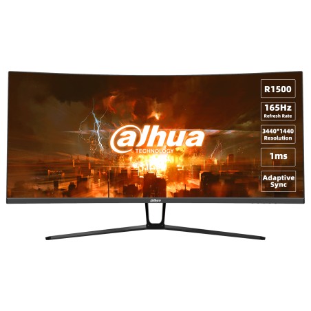 Dahua Technology LM34-E330C UltraWide Quad HD LCD Monitor - Immersive Viewing Experience & Stunning Visuals!